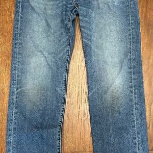 Abercrombie & Fitch Blue Straight Jeans with Vintage Fading